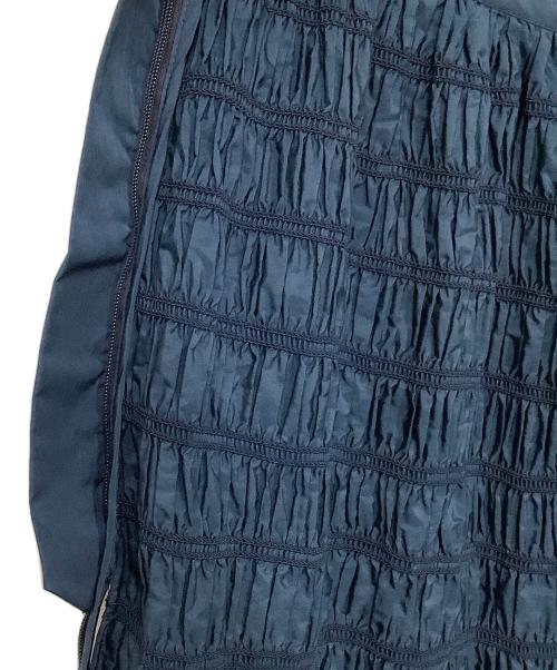 MOLLY GODDARD（モリー ゴダード）Molly Goddard (モリー ゴダード) シャーリングロングスカート ネイビー サイズ:US 12 未使用品の古着・服飾アイテム