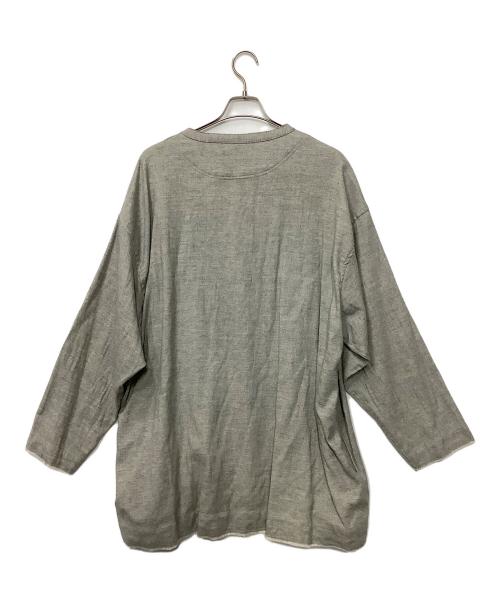 J.S HOMESTEAD（ジャーナルスタンダード ホームステッド）J.S HOMESTEAD (ジャーナルスタンダード ホームステッド) sailor CUT-OFF shirt グレー サイズ:Lの古着・服飾アイテム