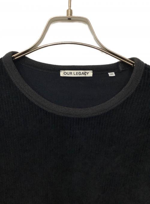 OUR LEGACY（アワーレガシー）OUR LEGACY (アワーレガシー) 半袖Tシャツ ブラック サイズ:48の古着・服飾アイテム