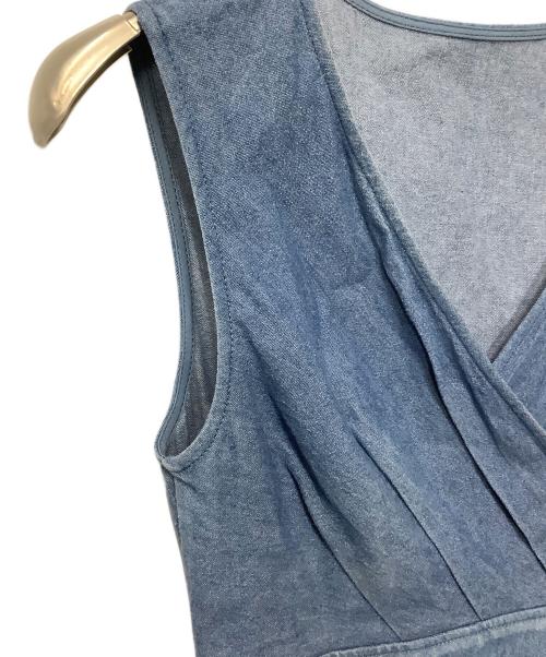 Diagram（ダイアグラム）Diagram (ダイアグラム) ノースリーブワンピース ブルー サイズ:36の古着・服飾アイテム