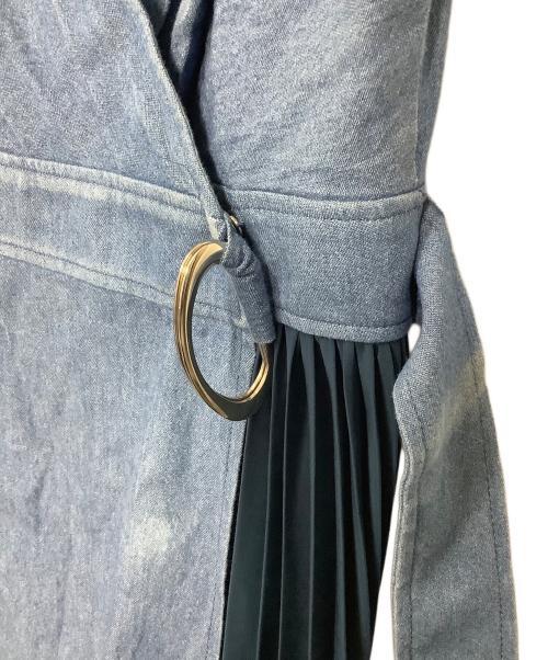 Diagram（ダイアグラム）Diagram (ダイアグラム) ノースリーブワンピース ブルー サイズ:36の古着・服飾アイテム