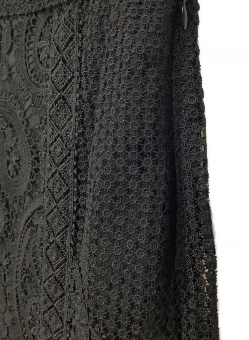 GRACE CONTINENTAL（（グレースコンチネンタル）GRACE CONTINENTAL (（グレースコンチネンタル) レーススカート ブラック サイズ:36の古着・服飾アイテム