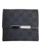 GUCCIグッチ）の古着「2つ折り財布」｜ブラック