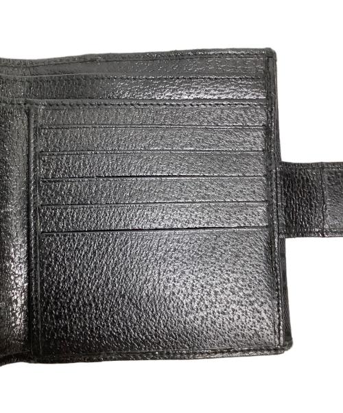GUCCI（グッチ）GUCCI (グッチ) 2つ折り財布 ブラックの古着・服飾アイテム