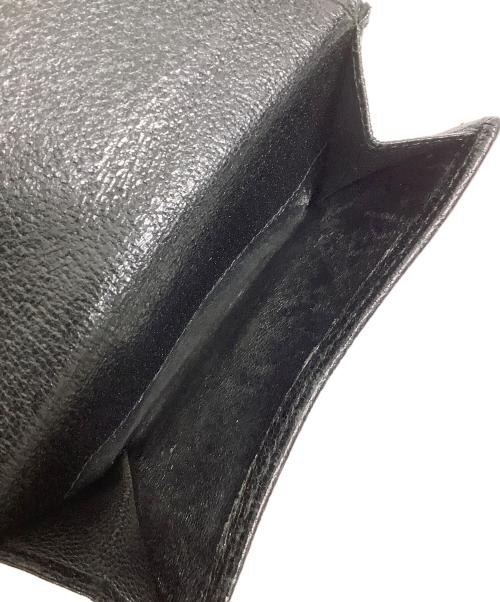 GUCCI（グッチ）GUCCI (グッチ) 2つ折り財布 ブラックの古着・服飾アイテム