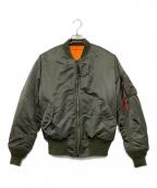ALPHAアルファ）の古着「フライトジャケット」｜カーキ