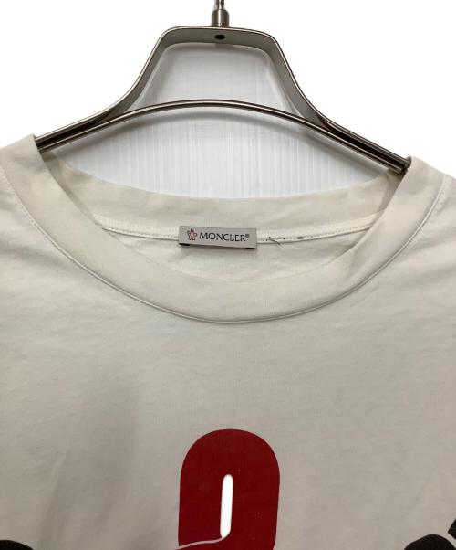 MONCLER（モンクレール）MONCLER (モンクレール) 半袖カットソー ホワイト サイズ:XLの古着・服飾アイテム