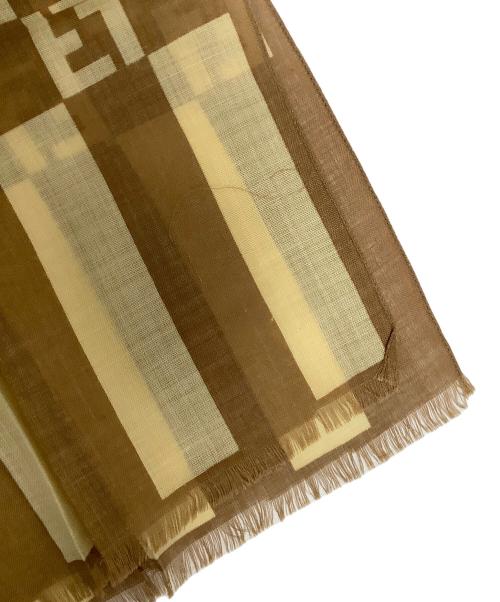 FENDI（フェンディ）FENDI (フェンディ) スカーフ ブラウンの古着・服飾アイテム