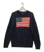 CHAPS RALPH LAURENチャップス ラルフローレン）の古着「クルーネックニット」｜ネイビー