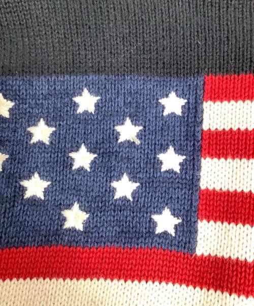 CHAPS RALPH LAUREN（チャップス ラルフローレン）CHAPS RALPH LAUREN (チャップス ラルフローレン) クルーネックニット ネイビー サイズ:Mの古着・服飾アイテム