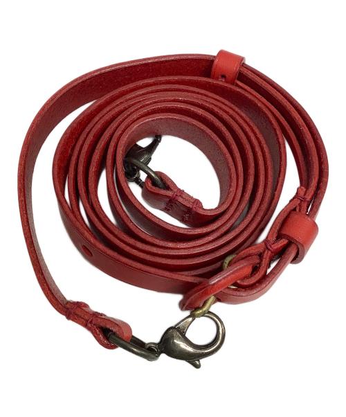 genten（ゲンテン）genten (ゲンテン) がま口ショルダーポーチ レッド 未使用品の古着・服飾アイテム