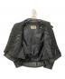 中古・古着 BATES (ベイツ) パンチングレザージャケット ブラック サイズ:XL：10000円