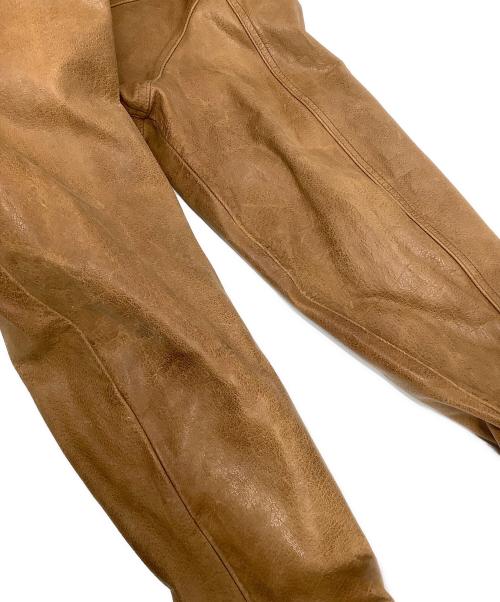 RRL（ダブルアールエル）RRL (ダブルアールエル) レザージャケット ブラウン サイズ:Lの古着・服飾アイテム