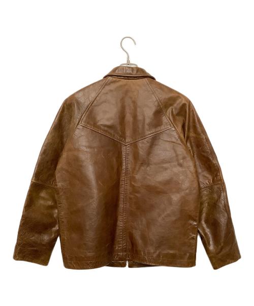 POLO JEANS CO.（ポロジーンズカンパニー）POLO JEANS CO. (ポロジーンズカンパニー) レザージャケット ブラウン サイズ:Sの古着・服飾アイテム