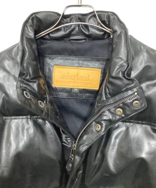Timberland（ティンバーランド）Timberland (ティンバーランド) レザージャケット ブラック サイズ:Mの古着・服飾アイテム
