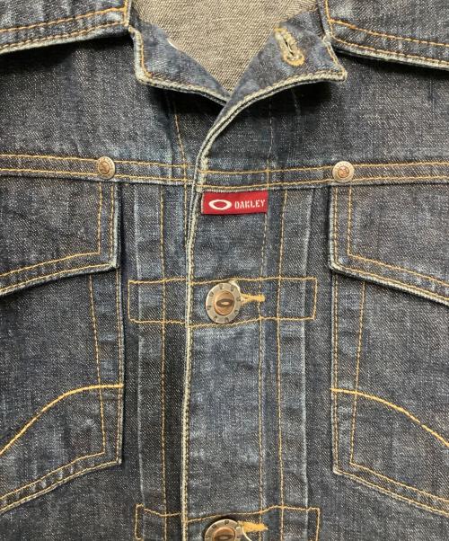 OAKLEY（オークリー）OAKLEY (オークリー) デニムジャケット ネイビー サイズ:Mの古着・服飾アイテム