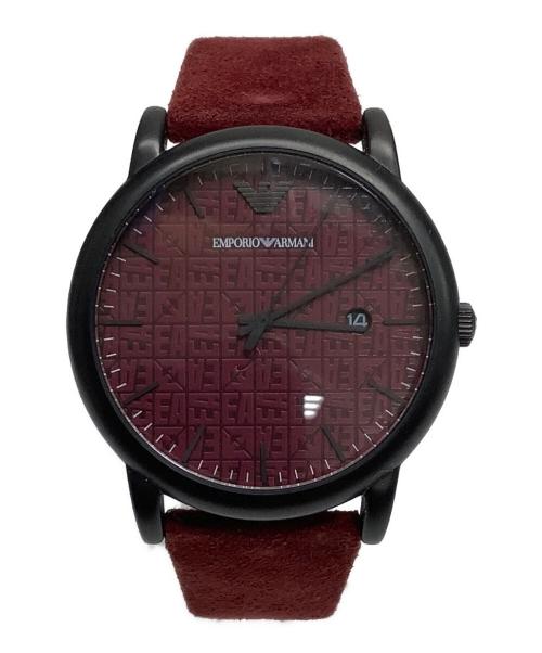 EMPORIO ARMANI（エンポリオ アルマーニ）EMPORIO ARMANI (エンポリオアルマーニ) 腕時計 レッドの古着・服飾アイテム