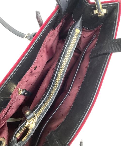 Kate Spade（ケイトスペード）Kate Spade (ケイトスペード) 2WAYショルダーバッグ ワインレッドの古着・服飾アイテム