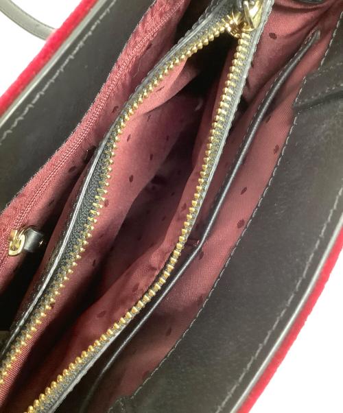 Kate Spade（ケイトスペード）Kate Spade (ケイトスペード) 2WAYショルダーバッグ ワインレッドの古着・服飾アイテム