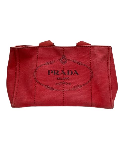 PRADA（プラダ）PRADA (プラダ) トートバッグ レッドの古着・服飾アイテム