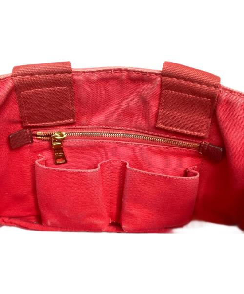 PRADA（プラダ）PRADA (プラダ) トートバッグ レッドの古着・服飾アイテム