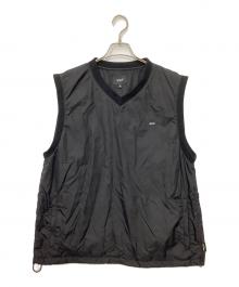 HUF（ハフ）の古着「ナイロンベスト」｜ブラック