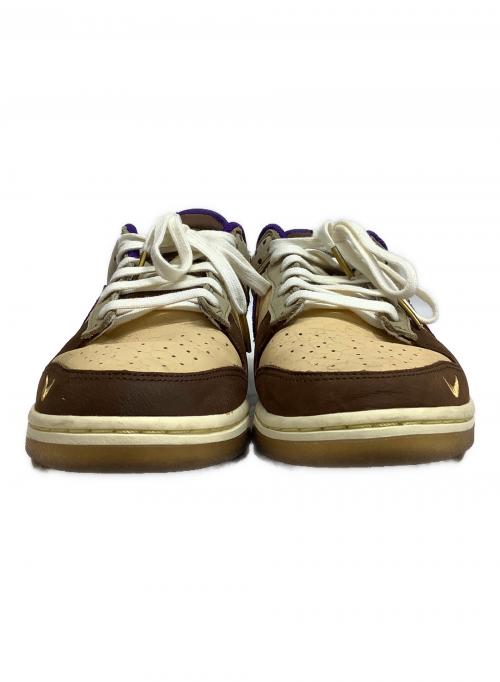 NIKE（ナイキ）NIKE (ナイキ) スニーカー ベージュ×ブラウン×パープル サイズ:26.5の古着・服飾アイテム