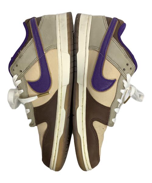 NIKE（ナイキ）NIKE (ナイキ) スニーカー ベージュ×ブラウン×パープル サイズ:26.5の古着・服飾アイテム