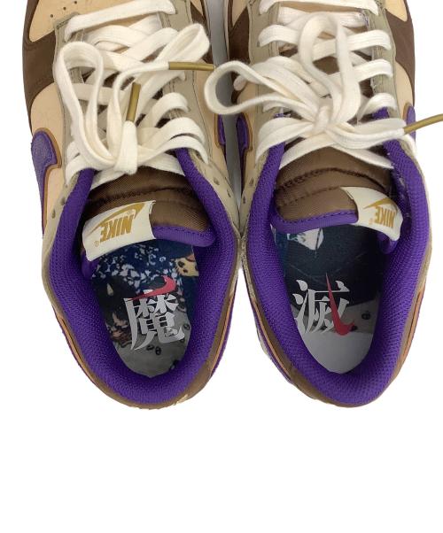 NIKE（ナイキ）NIKE (ナイキ) スニーカー ベージュ×ブラウン×パープル サイズ:26.5の古着・服飾アイテム