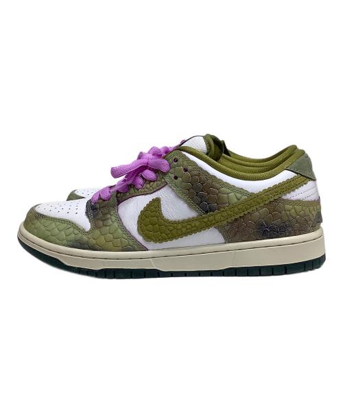 NIKE SB（ナイキエスビー）NIKE SB (ナイキエスビー) ローカットスニーカー ホワイト×カーキ サイズ:27.5の古着・服飾アイテム