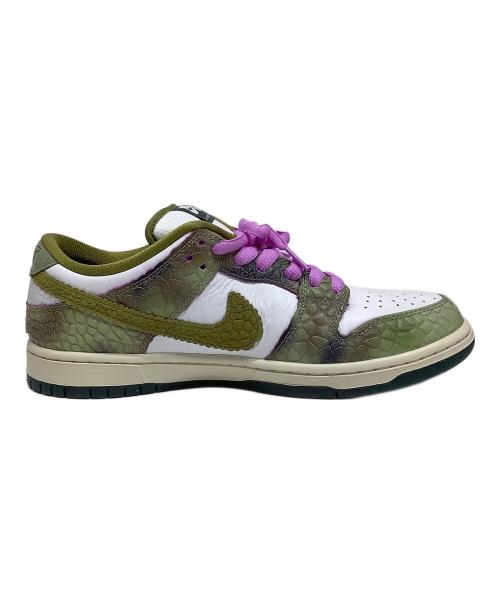NIKE SB（ナイキエスビー）NIKE SB (ナイキエスビー) ローカットスニーカー ホワイト×カーキ サイズ:27.5の古着・服飾アイテム