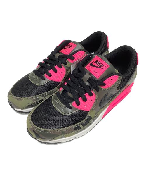 NIKE（ナイキ）NIKE (ナイキ) ローカットスニーカー カーキ×ピンク サイズ:27.5 未使用品の古着・服飾アイテム