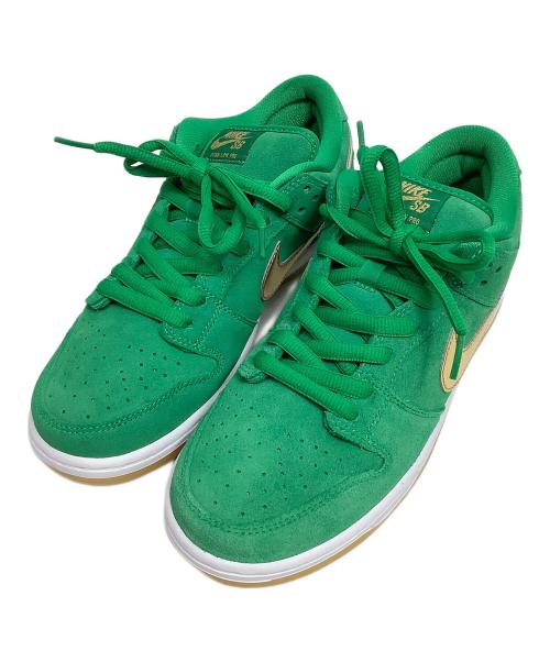 NIKE SB（ナイキエスビー）NIKE SB (ナイキエスビー) ローカットスニーカー グリーン サイズ:27.5の古着・服飾アイテム