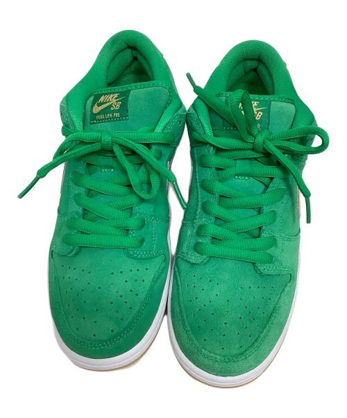 NIKE SB（ナイキエスビー）NIKE SB (ナイキエスビー) ローカットスニーカー グリーン サイズ:27.5の古着・服飾アイテム
