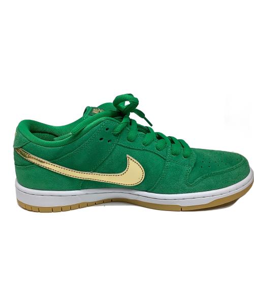 NIKE SB（ナイキエスビー）NIKE SB (ナイキエスビー) ローカットスニーカー グリーン サイズ:27.5の古着・服飾アイテム