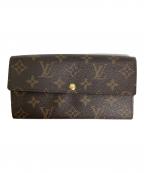 LOUIS VUITTONルイ ヴィトン）の古着「ポルトフォイユ・サラ」｜ブラウン