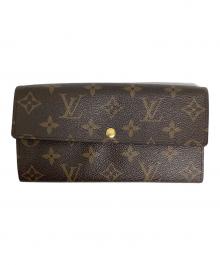 LOUIS VUITTON（ルイ ヴィトン）の古着「ポルトフォイユ・サラ」｜ブラウン