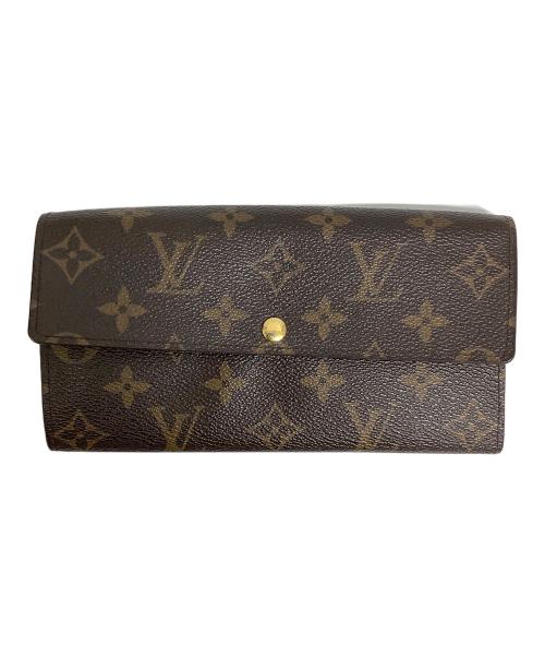 LOUIS VUITTON（ルイ ヴィトン）LOUIS VUITTON (ルイ ヴィトン) ポルトフォイユ・サラ ブラウンの古着・服飾アイテム