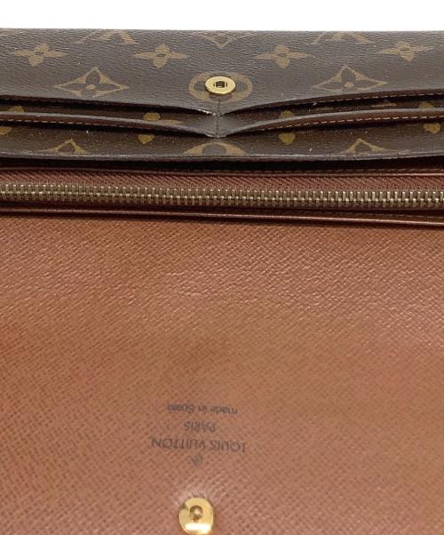 LOUIS VUITTON（ルイ ヴィトン）LOUIS VUITTON (ルイ ヴィトン) ポルトフォイユ・サラ ブラウンの古着・服飾アイテム