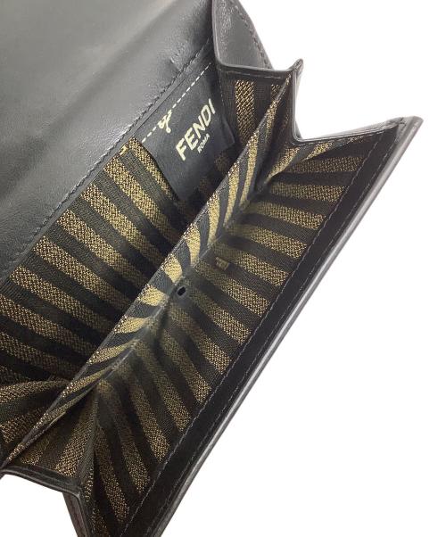 FENDI（フェンディ）FENDI (フェンディ) 3つ折り財布 ブラックの古着・服飾アイテム