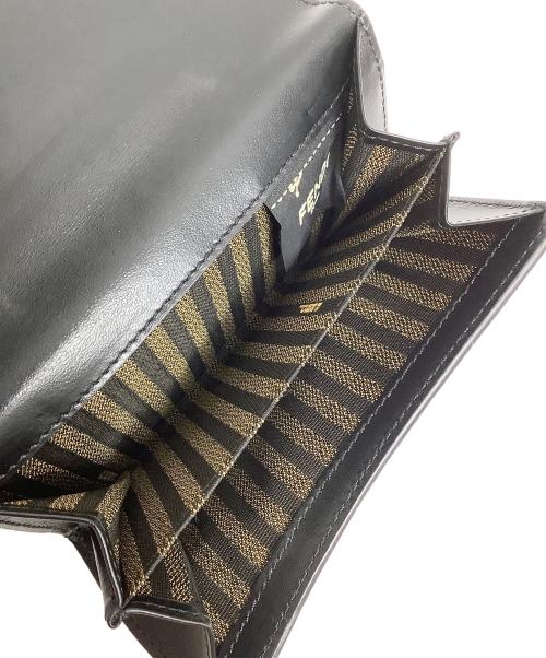 FENDI（フェンディ）FENDI (フェンディ) 3つ折り財布 ブラックの古着・服飾アイテム