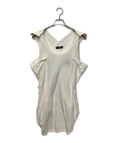 UNDERCOVER（アンダーカバー）UNDERCOVER (アンダーカバー) JUN TAKAHASHI (ジュンタカハシ) ノースリーブカットソー ホワイト サイズ:Mの古着・服飾アイテム