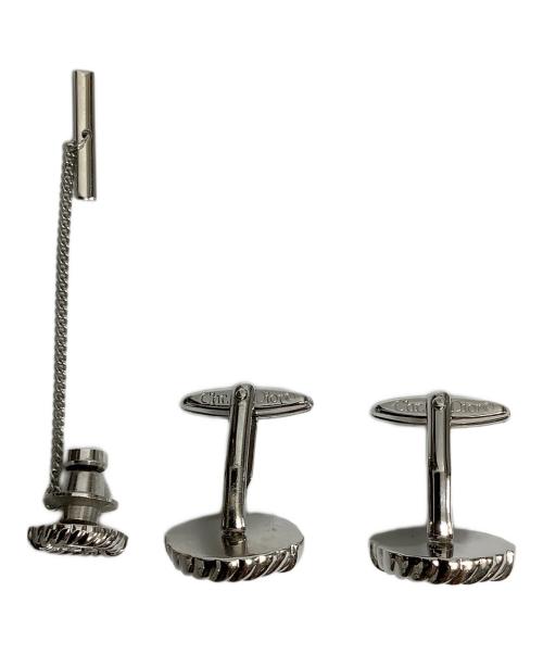 Christian Dior（クリスチャン ディオール）Christian Dior (クリスチャン ディオール) カフスセット シルバー サイズ:-の古着・服飾アイテム