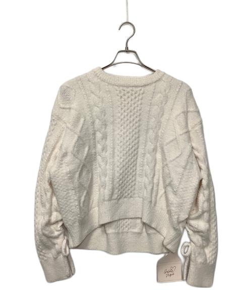 gelato pique（ジェラートピケ）gelato pique (ジェラートピケ) 厚手ニット ベージュ サイズ:FREE 未使用品の古着・服飾アイテム