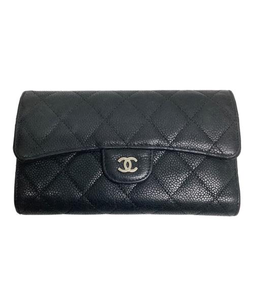 CHANEL（シャネル）CHANEL (シャネル) 長財布 ブラックの古着・服飾アイテム