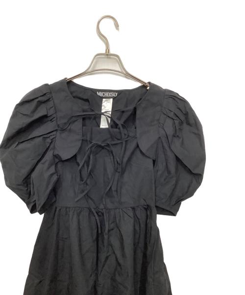 MICHI（ミチ）michi (ミチ) SLY (スライ) 半袖ワンピース ブラック サイズ:FREEの古着・服飾アイテム