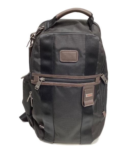 TUMI（トゥミ）TUMI (トゥミ) バックパック ブラック×ブラウンの古着・服飾アイテム