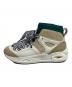 PUMA (プーマ) ami (アミ) ハイカットスニーカー ベージュ×グリーン サイズ:23.5cm：7000円