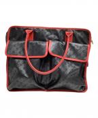 GHERARDINIゲラルディーニ）の古着「トートバッグ」｜ブラック×レッド