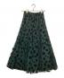 TRANOI (トラノイ) leopard tulle skirt グリーン サイズ:1 未使用品：10000円